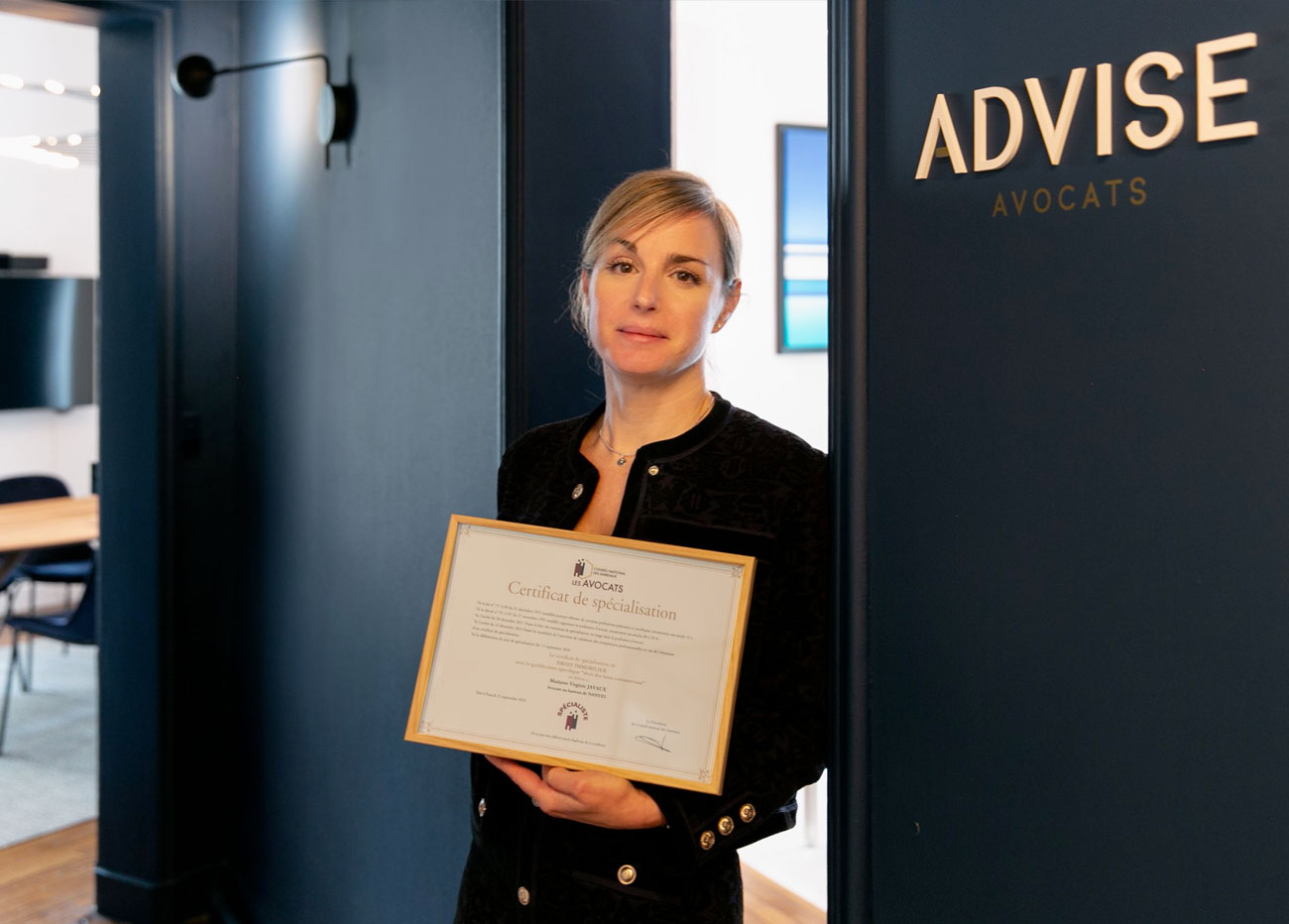 certificat specialisation avocat virginie javaux
